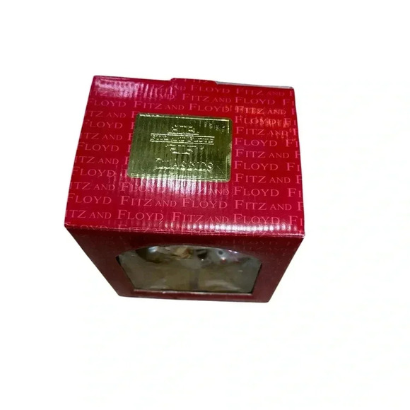 Fitz and Floyd Snowman Blown Glasss Ornament - Picture 2 of 6